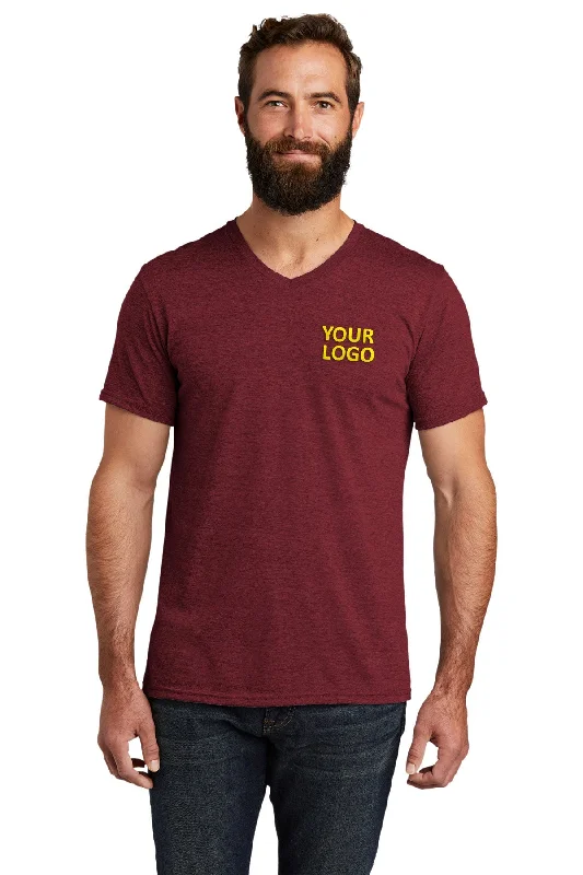 Allmade Unisex Tri-Blend Branded V-Neck Tee, Vino Red Denim Fabric Leather Fabric Suede Fabric Allmade Unisex Tri-Blend Branded V-Neck Tee, Vino Red Denim Fabric Leather Fabric Suede Fabric