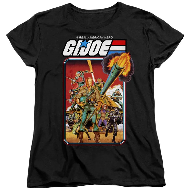 G.I. Joe Hero Group Women's 18/1 Cotton Short-Sleeve T-Shirt Oversized T-Shirt Spandex breathable G.I. Joe Hero Group Women's 18/1 Cotton Short-Sleeve T-Shirt Oversized T-Shirt Spandex breathable