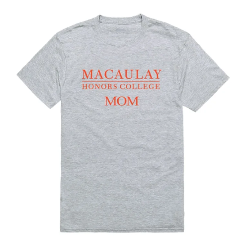 Macaulay Honors College Macaulay Mom T-Shirts Notch Collar Peter Pan Collar Cowl Neck Macaulay Honors College Macaulay Mom T-Shirts Notch Collar Peter Pan Collar Cowl Neck