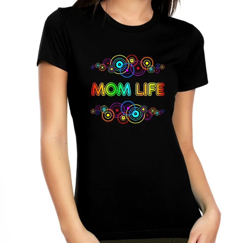 Cool Mom Shirt Mom Life Shirt Blessed Mama Mothers Day Shirt Mothers Day Gift Tired Mom T Shirt Graphic Fleece Nylon Spandex