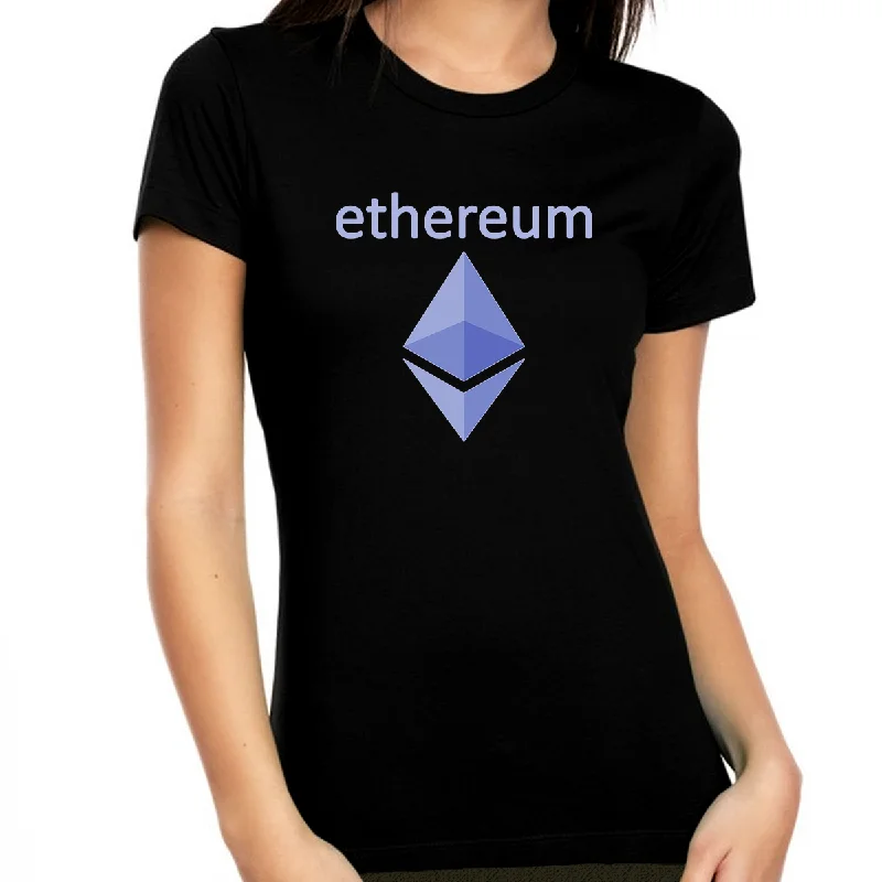 Ethereum Shirts for Women Crypto Gifts Ethereum Shirt Crypto Shirt Crypto Gifts Hodl Shirt Ethereum Shirt Fleece Fabric Down Fabric Feather Fabric