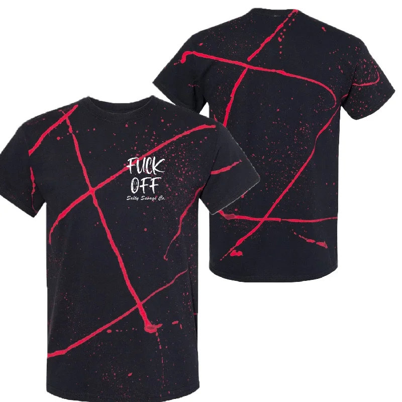 Black Red Splatter