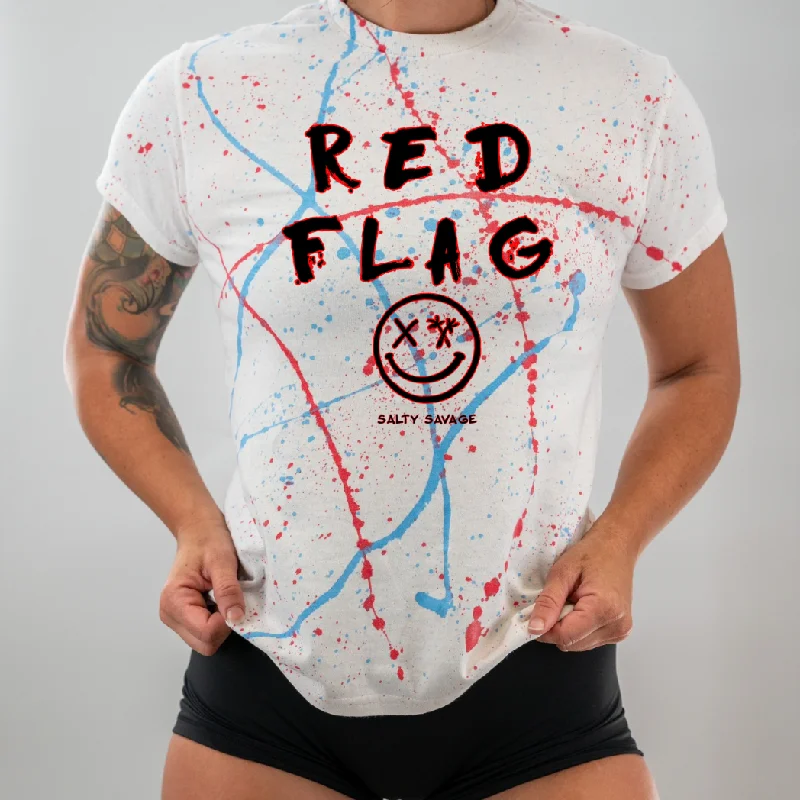 Red White Blue Splatter