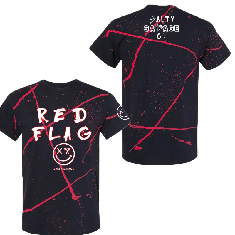 Black Red Splatter