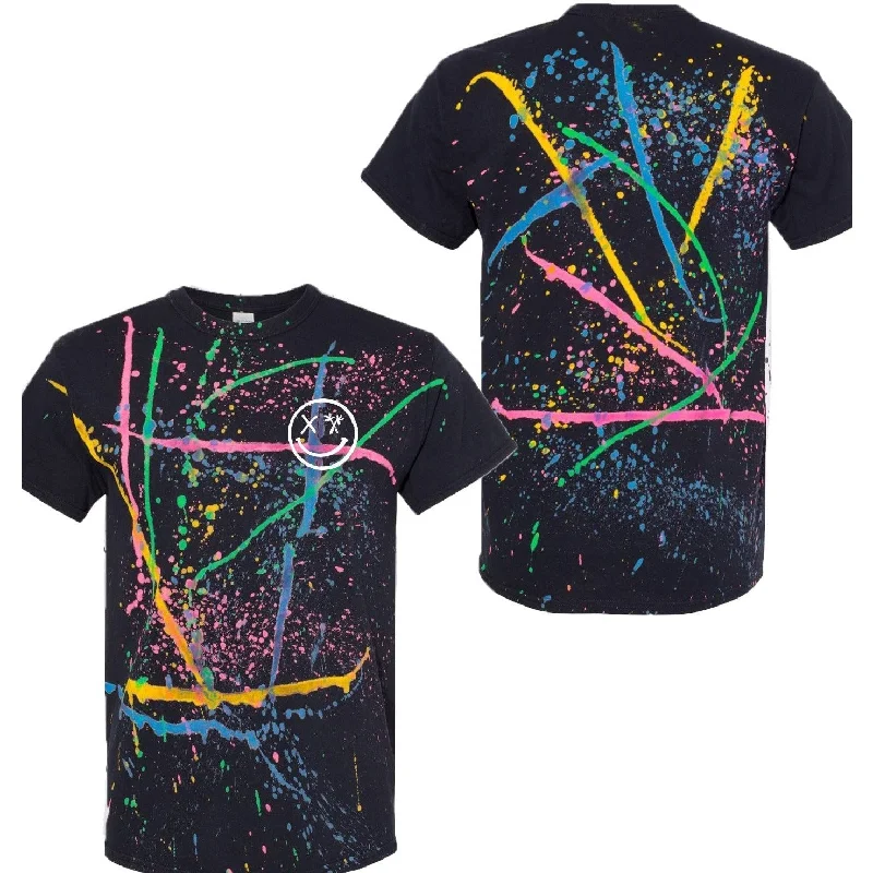 Black Rainbow Splatter