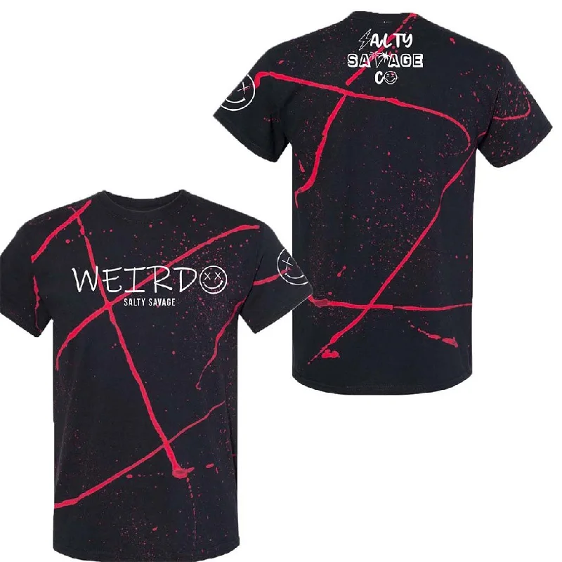 Black Red Splatter